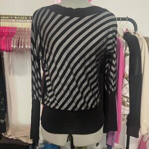 Grey and black striped